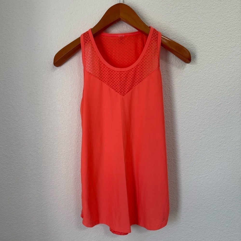 Mondetta Orange Sleeveless Sport Athletic Tank Top Women’s Size Small